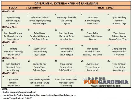 Menu Catering Makan Siang Kantoran | 081319595627 Catering Bekasi | Jakarta