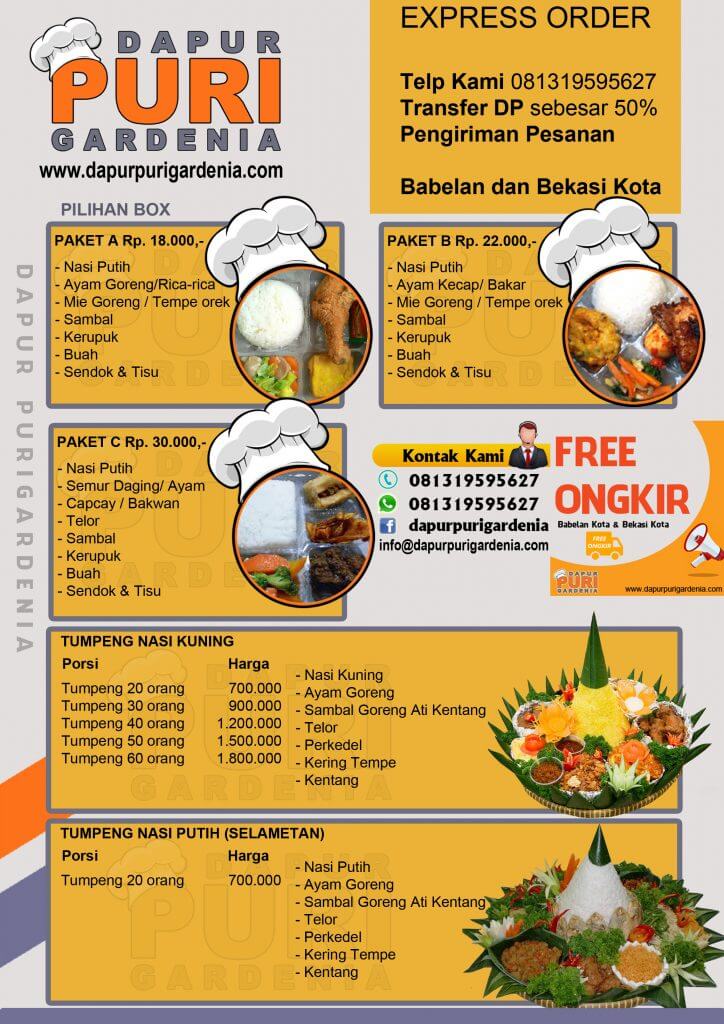 Brosur Catering | 081319595627 Catering Bekasi | Jakarta