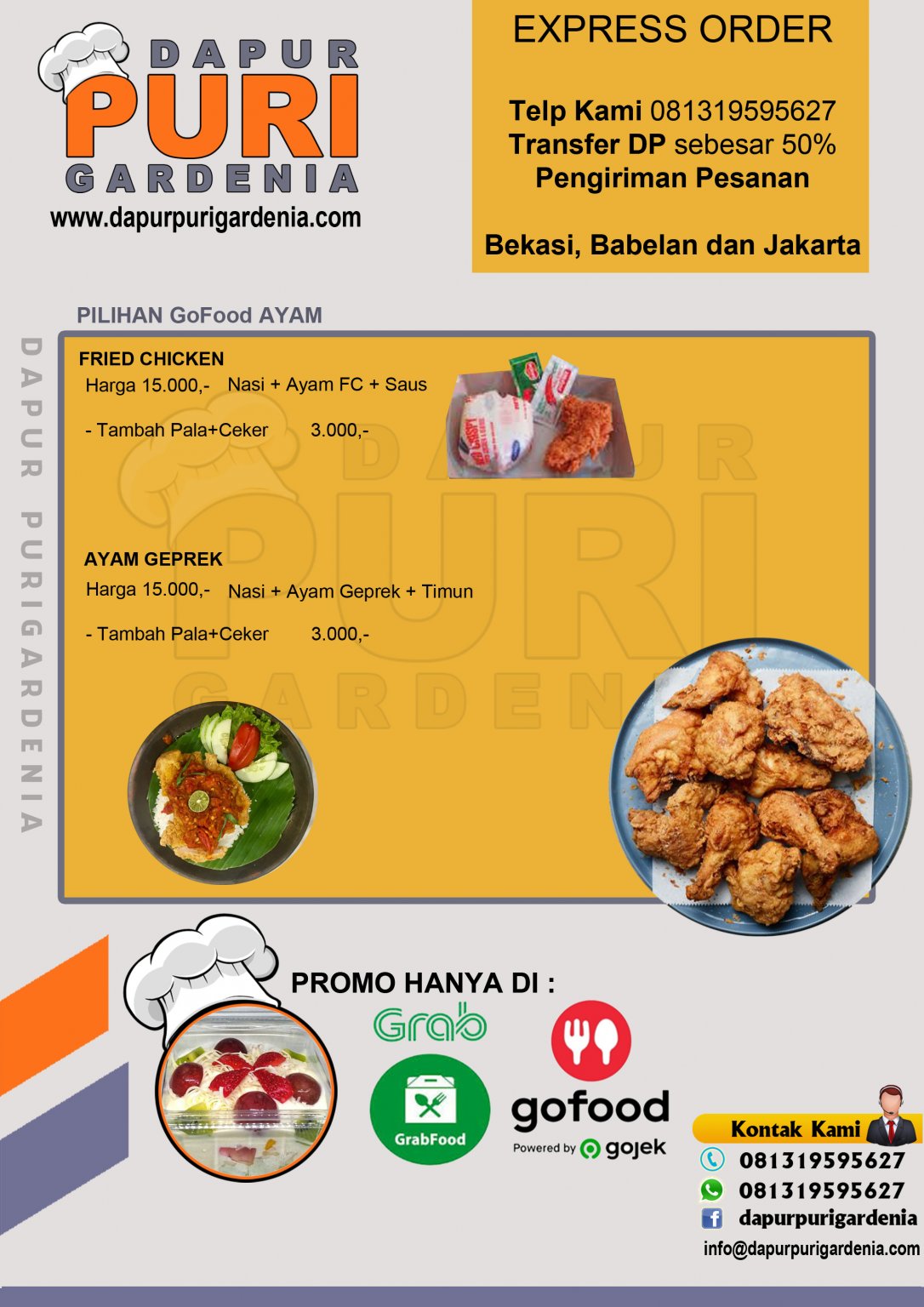 Ayam Geprek & Fried Chiken | 081319595627 Catering Bekasi | Jakarta