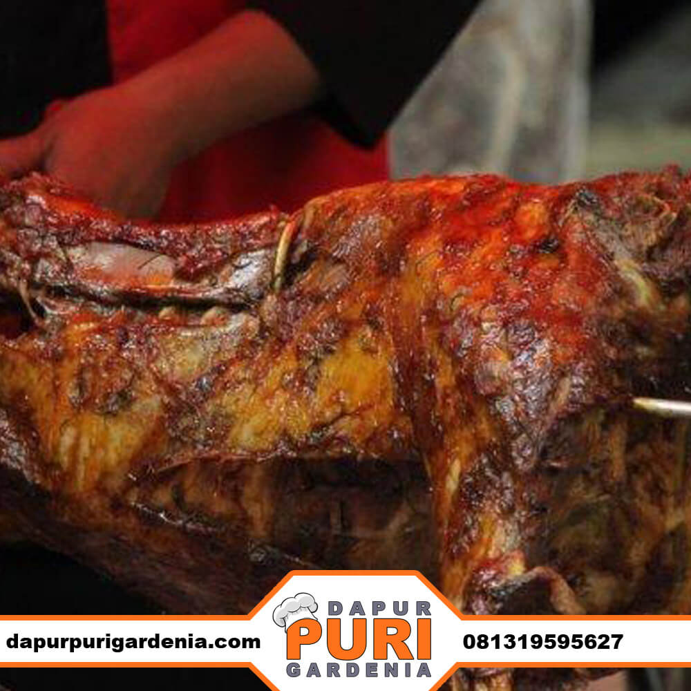 Kambing guling di Kembangan